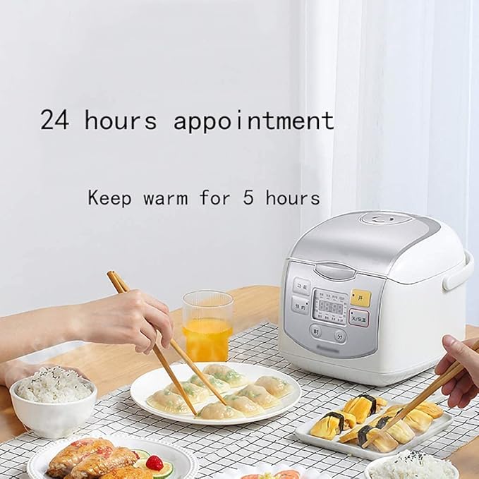 Rice Cooker 24 Hours Appointment Household 2L-400W Smart Insulation Multi-function Small Appliances Suitable For 2-4 People