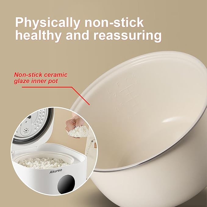 3L Healthy Low Carb Rice Cooker Low Sugar Digital SteamerPorridgeSoupQuick RiceWhite RiceStainless Steel Filter Basket5 Cooking Functions24H Timer &amp Auto Keep Warm