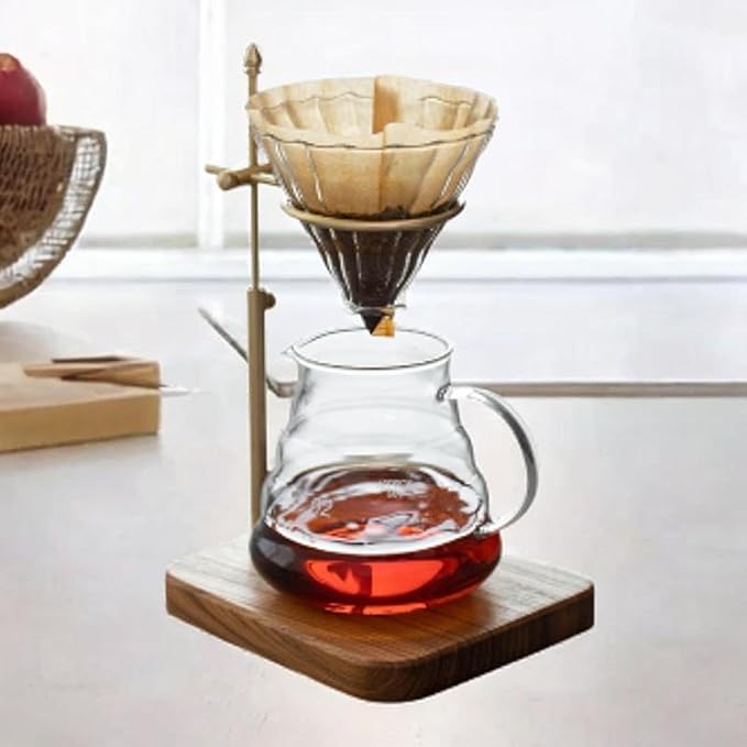 Metal Dripper Stand Coffee Dripper Heat Resistance Drip Coffee Stand Pour Over Coffee Maker Coffee Filter Holder for Bar Home