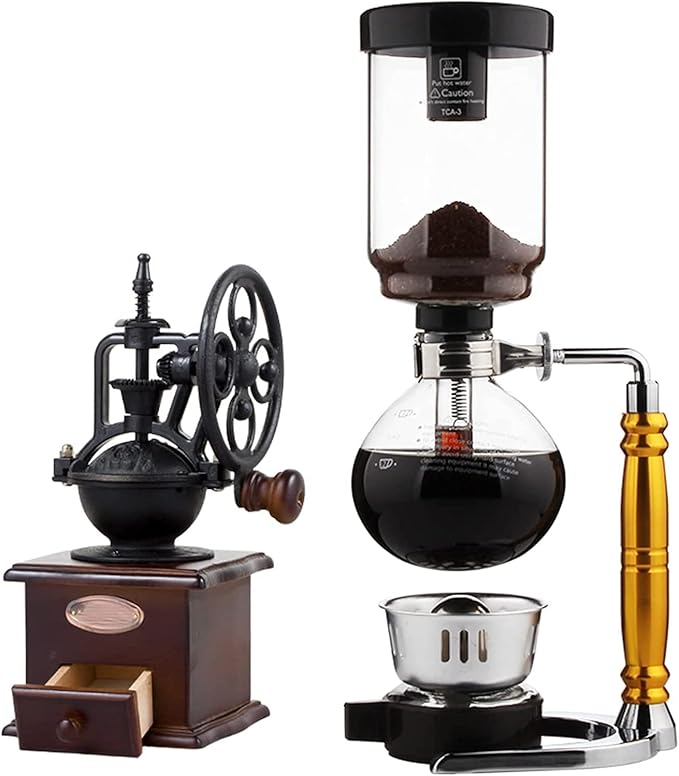 Syphon Coffee Maker Vacuum Coffee Machine With Grinder Coffee Syphon Filter Coffee Machines 20240312