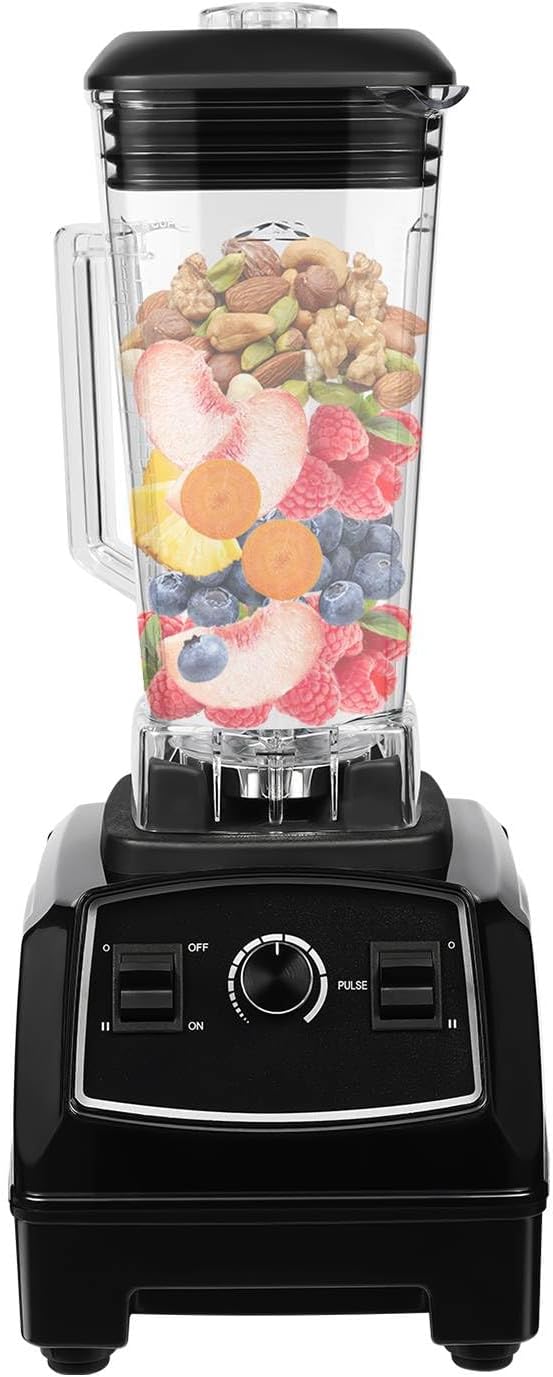 Household Grade Blender - 2200W High-Speed Professional Kitchen Blender with 6 Stainless Steel Blades 2L BPA-Free Jar Variable Speed Control and Features for Smoothies