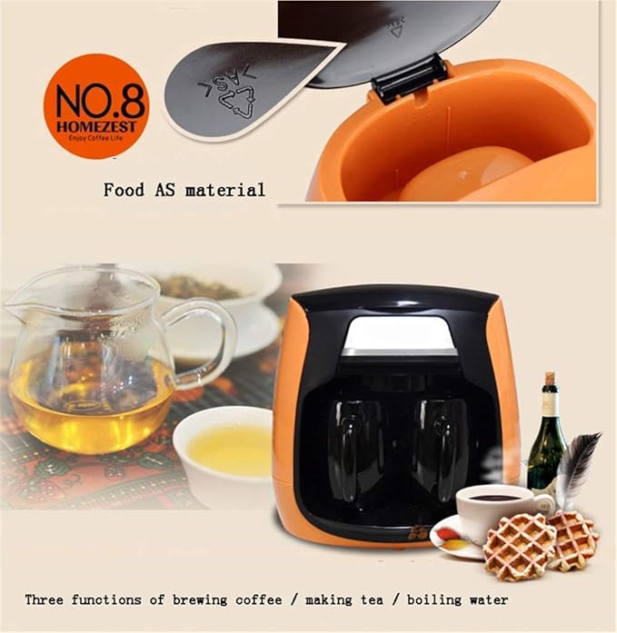 Mini Coffee Machine Automatic Small Tea Machine Mark Ceramic Cup American Household Coffee Machine Grinding
