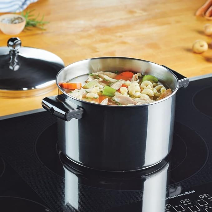 Farberware Classic Stainless Steel Cookware Pots and Pans Set 15-Piece50049Silver
