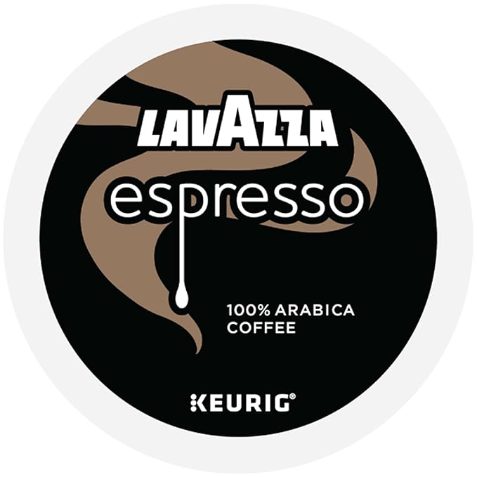 Lavazza Espresso Single-Serve Keurig K-Cup Pods Medium Roast Coffee 60-Count Box (6 Packs of 10)