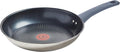 T-fal Essentials Stainless Steel Fry Pan w/Non Stick Coating 10.5 Inch Induction Compatible Oven Safe 350F Heat Indicator Nonstick Frying Pan Versatile Skillet Dishwasher Safe Silver/Blue