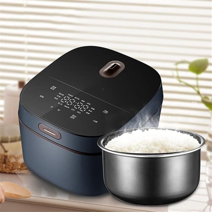4L Smart Rice Cooker Multi-Mode Touchscreen Non-Stick Coated Inner Pot Household Rice Cooker for 3-8 People