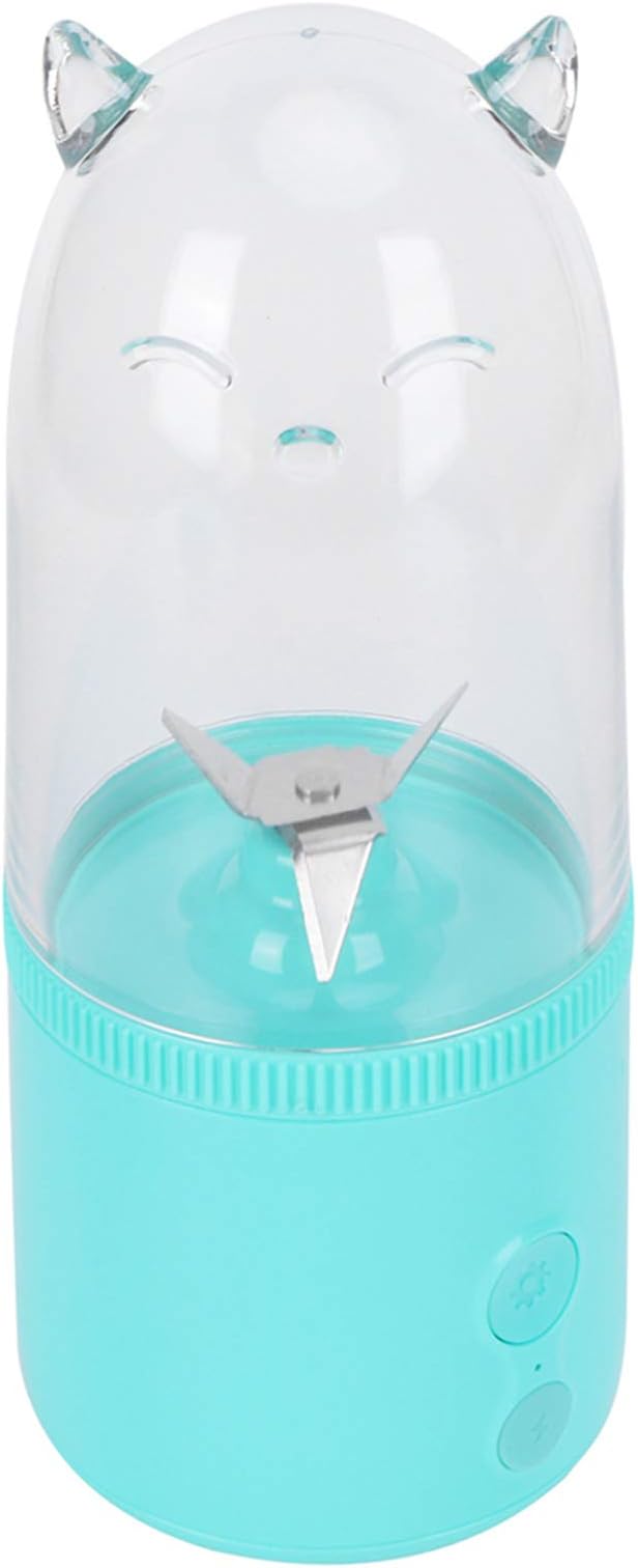 Portable USB Rechargeable Electric Fruit Juicer Blender(blue)