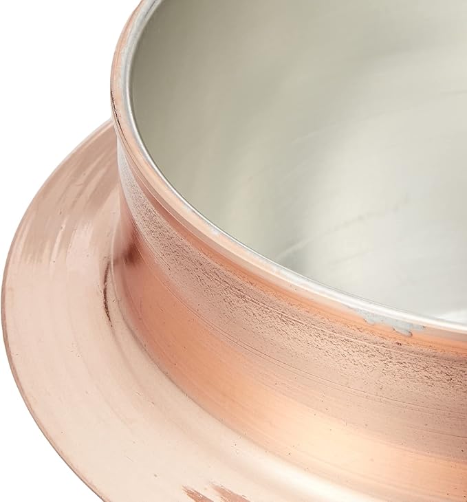 Endoshoji TKG QKM7201 Tabletop Rice Pot Copper Pot Set 1 Cooking High Thermal Conductivity Due to the Properties of Copper Fast and Delicious Cooking Width x Depth x Depth 7.7 x 8.5 inches (195 x
