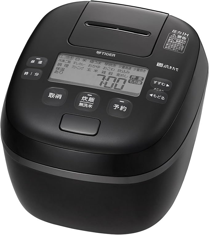 TIGER JPI-X180KX [Pressure IH Jar Rice Cooker Freshly Cooked Foam Fire 1sho Fog Black] 100V