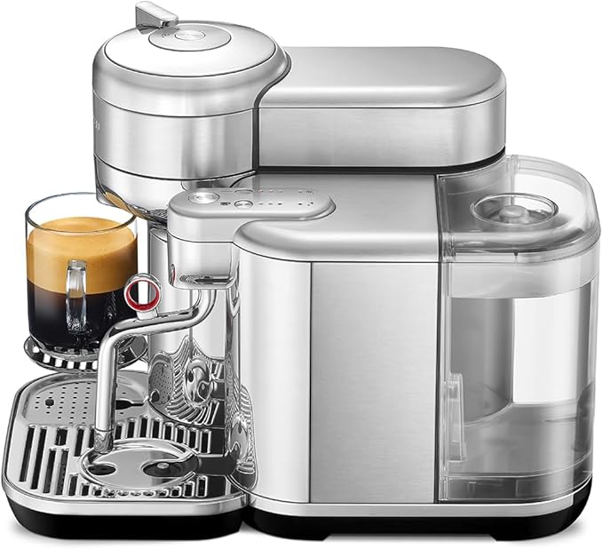 Nespresso Vertuo Creatista Coffee and Espresso Maker by Breville Brushed Stainless Steel