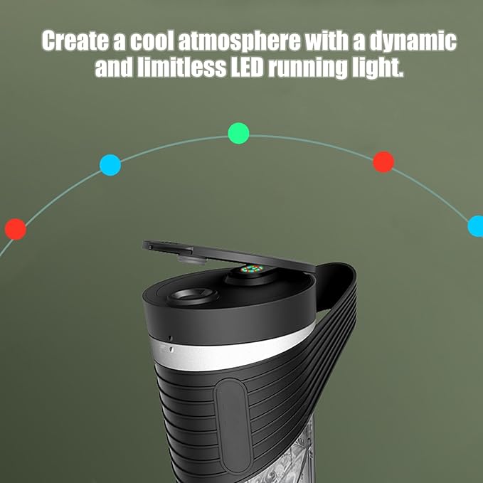 Portable Blender Personal Blender for Shakes and Smoothies with 460ml capacity Fast Charging Mini Mixer Bottle Food and Juice for Gym Travel Kitchen (Black)