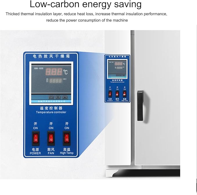 16L/43L Laboratory Drying Oven - Digital Vacuum Drying Oven with Forced Air Convection for Efficient Drying and Heating in Lab and Industrial Use(43L)