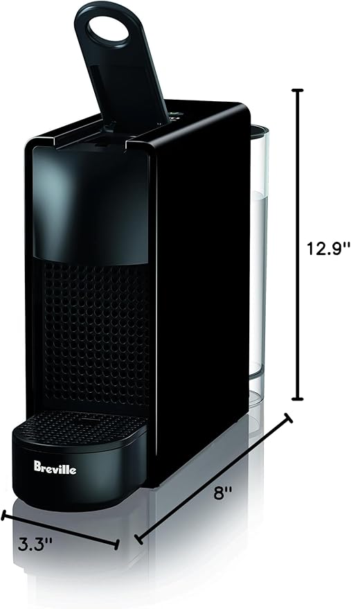 Nespresso Essenza Mini Espresso Machine by Breville with Milk Frother20.3 fl oz Piano Black