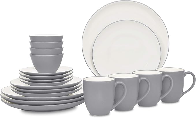 Noritake Colorwave Slate 20-Piece Dinnerware Set Service for 4