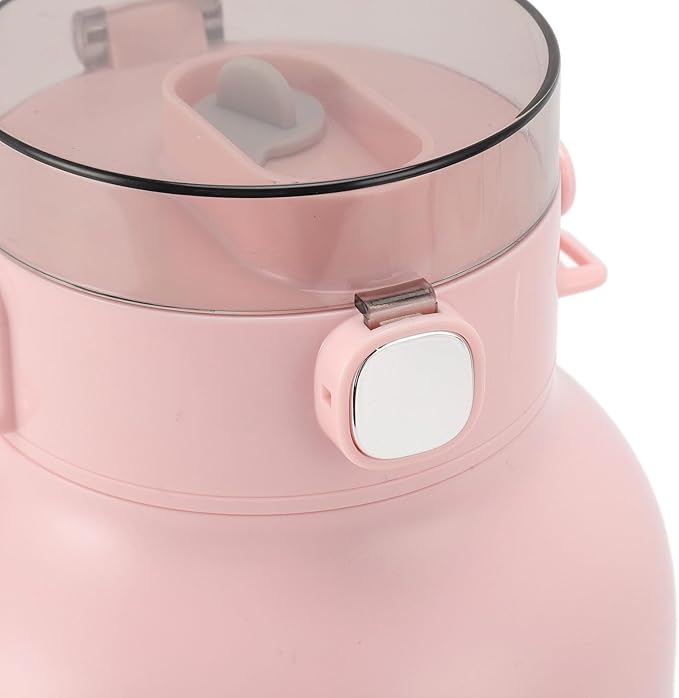 500ML Portable Blender USB Rechargeable Personal Size Blender with Powerful 4 Blades for Milkshakes and Smoothies Mini Juicer Blender for Travel Sports Outing Kitchen(Pink)