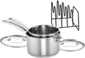 CUISINART N9119-5 SmartNest Stainless Steel Nesting Saucepan Set 5 Piece