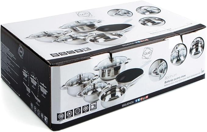 Arcusine Bochum Batterie de cuisine 5 pièces