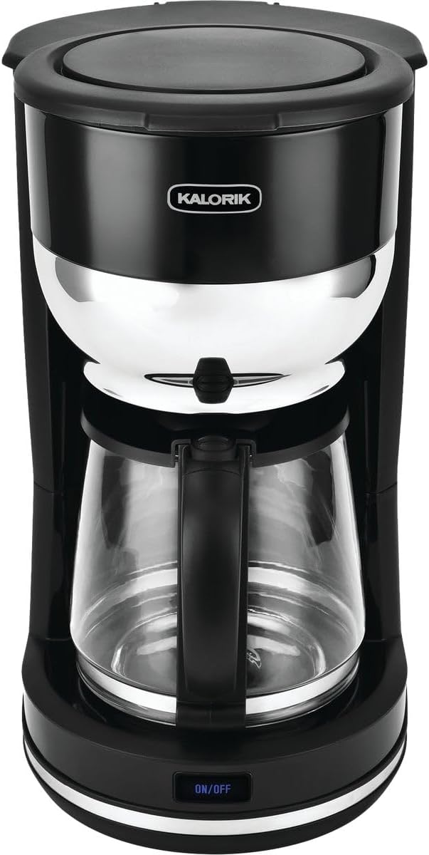 Kalorik Mid-Century 10 Cup Retro Coffee Maker Black