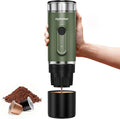 Portable Espresso Machine 9600mAh Travel Electric Coffee Maker with 20 Bar Self-Heating Lightweight Car Coffee Machine with NS Capsules &amp Grounds for RV Hiking Camping Office