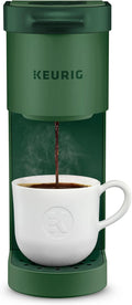 Keurig K-Mini Single Serve K-Cup Pod Coffee Maker 6 to 12oz Brew size with Cord Storage Perfect for Small Spaces Evergreen