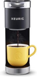 Keurig K-Mini Plus Single Serve Coffee Maker with 5-inch Brewer 6 to 12 Pounds Brew Size K-Cup Pod and Cord Storage (Black)