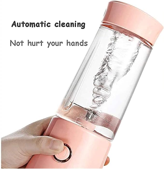 Portable Blender 300ml Personal Size Blender Juicer Cup for Juice Crushed Ice Smoothies and Shakes USB Rechargeable with 4 Blades Mini Blender for Sports Office Travel Gym and Outdoor
