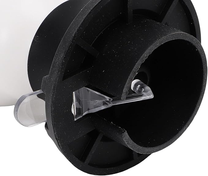 Premium Ceramic Pour Over Coffee Dripper - Heat Immersion Cone Brewer with Filter Holder for Home Office &amp Travel Use Ideal Coffee Maker for Daily Brewing (White Black)