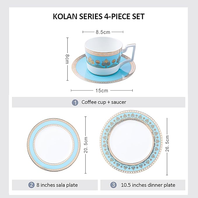 16 piece porcelain dinnerware set bone china dinnerware sets dishes set for 4 hotel family gathering banquet wedding present for Mother's Day