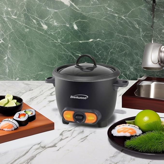 Brentwood TS-506BK Electric Rice Cooker standard Black