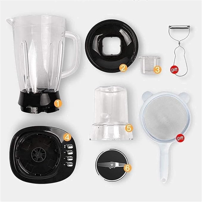 Multifunctional JuicerDry Grinding 700W Juicer Tabletop Mixer with 2 Knives and 2 Mixing sMultifunctional Juice