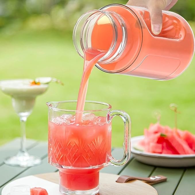 Dual Cover Design in a 1200ml Portable Juicer Cup with Enhanced Safety Features for User Protection /896(White)