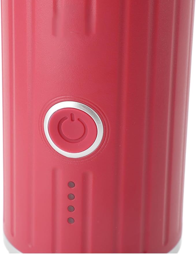 Portable Electric Espresso Machine Self-Heating Automatic Extraction 80ml Mini Coffee Maker for Camping/Travel/RV/Hiking/OfficeUSB-C &amp Car Charger(Black)(Red)