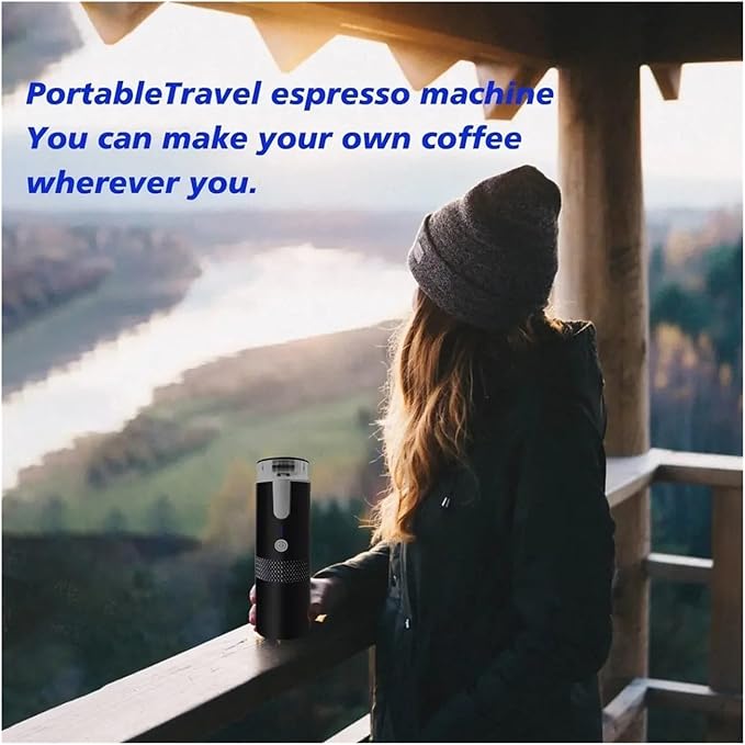 Portable Coffee Machine Portable Espresso Machine Compatible With Powder Capsules Mini Travel Manual Coffee Machine Perfect For Camping Travel Officefor Outdoor Travel Picnic