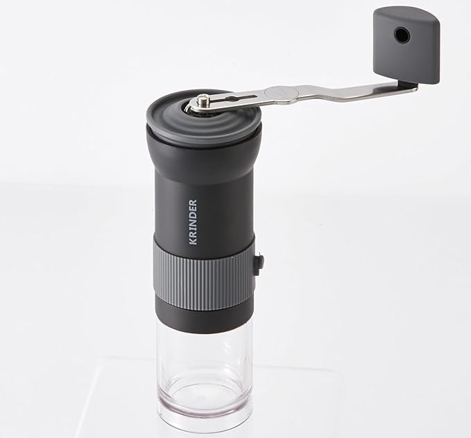 Cafflano Krinder : Portable Manual Coffee Maker Handmill Italian Metal-burr Coffee Grinder High-Consistency Easy Coarseness Adjusting High Performance Coffee Grinder