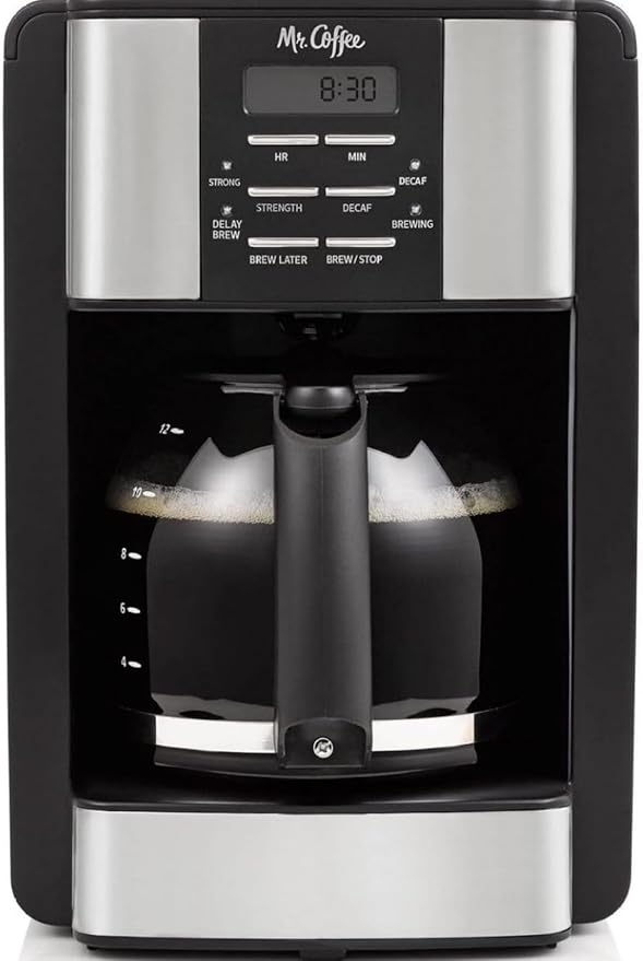 Mr. Coffee 12-Cup Coffee Maker Rapid Brew System Programmable Coffee Maker