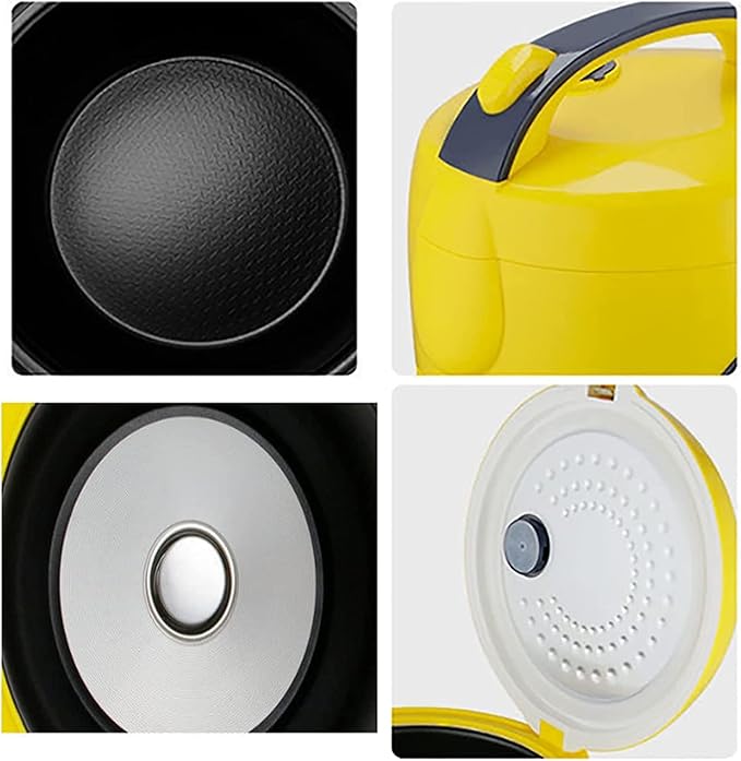 Rice Cooker Home Dormitory Rice Cooker Non-Stick Inner Pot Make Rice &amp Steam Healthy Food &amp Vegetables for 1-8 People