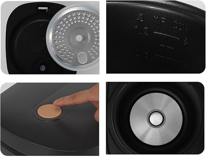 GRFIT Intelligent Rice Cooker Household Multifunctional Small Porridge Soup Rice Cooking Rice Cooker Steaming (Size : 3.8L) jinyi2016SHOP-1998
