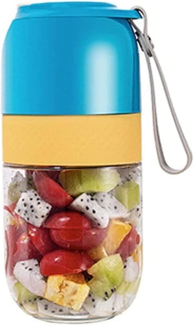 Portable Blender Personal Size Blender Juicer Cup for Juice Crushed-ice Smoothie Shake with Six Blades USB Rechargeable Blender for Outdoor Picnic Travel Gym
