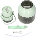 Portable Blender 70W USB Rechargeable 4 Blades 1L Capacity Portable Juicer Blender with Shoulder Strap