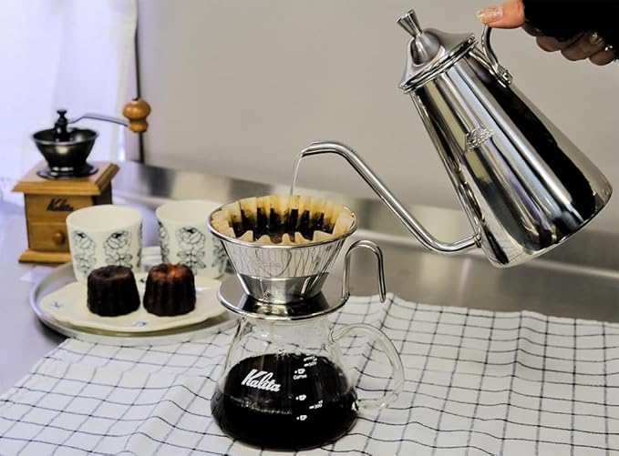 Kalita Coffee Dripper 'TSUBAME' WDS-185 2-4 Person Use Stainless Steel 5097