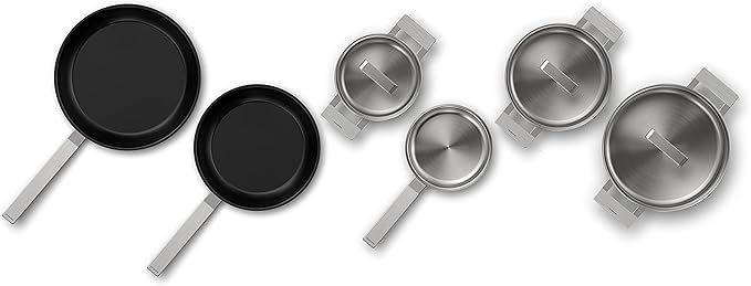 Siemens HZ9SE060 6 Piece Cookware Set for All Electric Hobs Including Induction