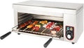 Electric Single Wall Oven 1500W Bake Air Fry Countertop Convection Toaster Oven Medium Capacity Bake Broil Air Fry Toast Keep Warm Stainless Steel