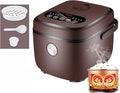 Mini Rice Cooker Household Multifunctional Rice Cooker 24H Reservation and Heat Preservation for 1-3 People (A) (B)