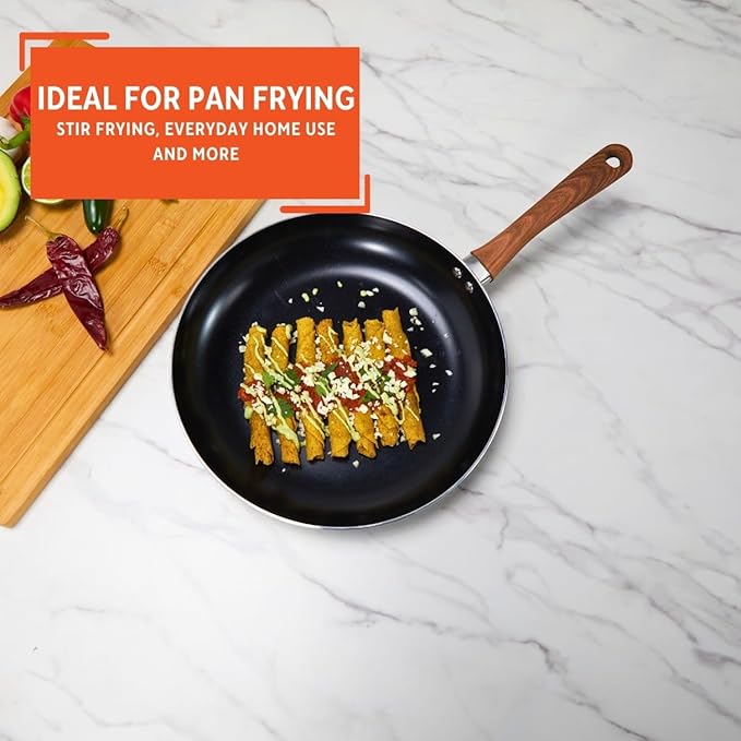 IMUSA 12in Talavera Nonstick Ceramic Frying Pan Skillet PFAS-Free