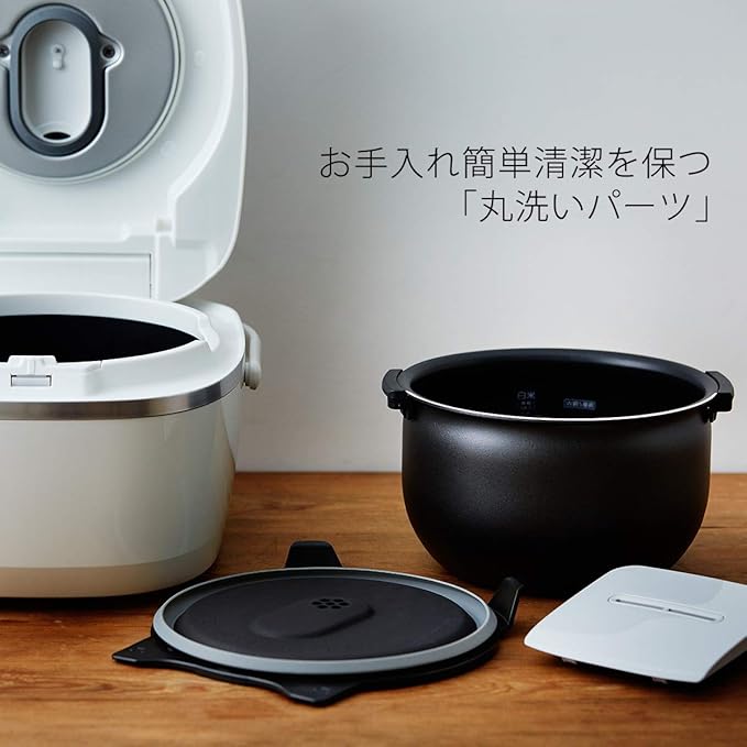 TIGER IH Rice Cooker  TAKITATE (freshly cooked)  (1.0L Cooked) JPE-A100-K (Black)【Japan Domestic genuine products】