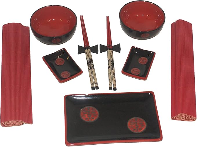 9PC Asian Dinner Set