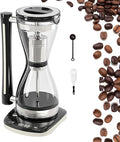 Syphon Vacuum Coffee Maker Glass Electric Siphon Pot 3 Adjustable Gears 30 Minute Keep Warm 240ml Capacity for Use at Home Coffee Shops Offices &amp Other Places