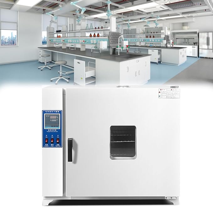 Digital Drying Oven Forced Air Convection 600W Temperature Range 5-300°C Ideal for Drying and Heat Treatment 00s