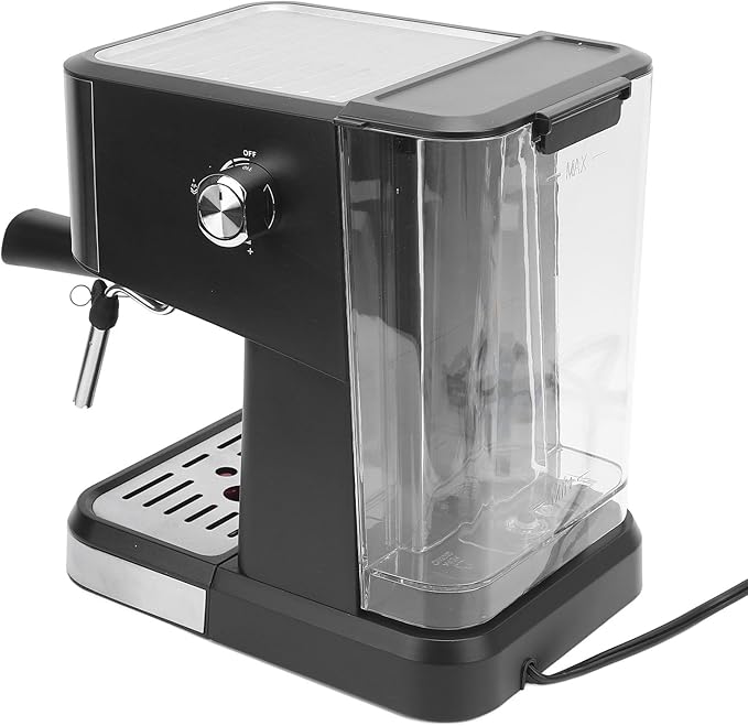 FILFEEL Compact Coffee Machine 20 Bar Coffer Maker with Milk Frother Steam Wand 1.5L Water Tank Quick Preheat for Cappuccino Latte (US Plug 110V)