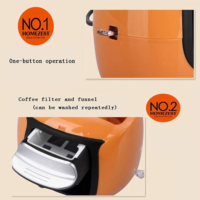 Mini Coffee Machine Automatic Small Tea Machine Mark Ceramic Cup American Household Coffee Machine Grinding